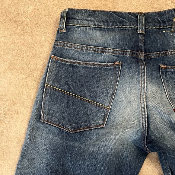 Men’s Gilded Age Baxter Straight Leg Classic Mid Blue Denim Wash Jeans. Sz 29x32 - Picture 7 of 8